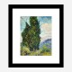 Cypresses by Vincent Van Gogh Art Print