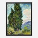 Cypresses by Vincent Van Gogh Art Print