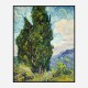 Cypresses by Vincent Van Gogh Art Print