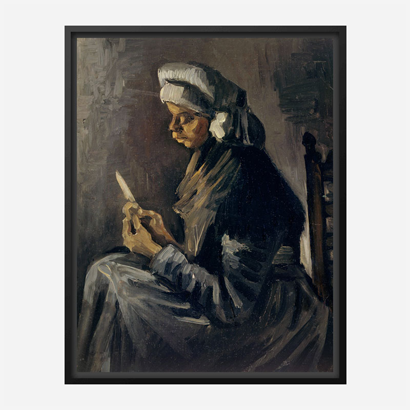 The Potato Peeler by Vincent Van Gogh Art Print The Potato Peeler by Vincent Van Gogh Art Print
