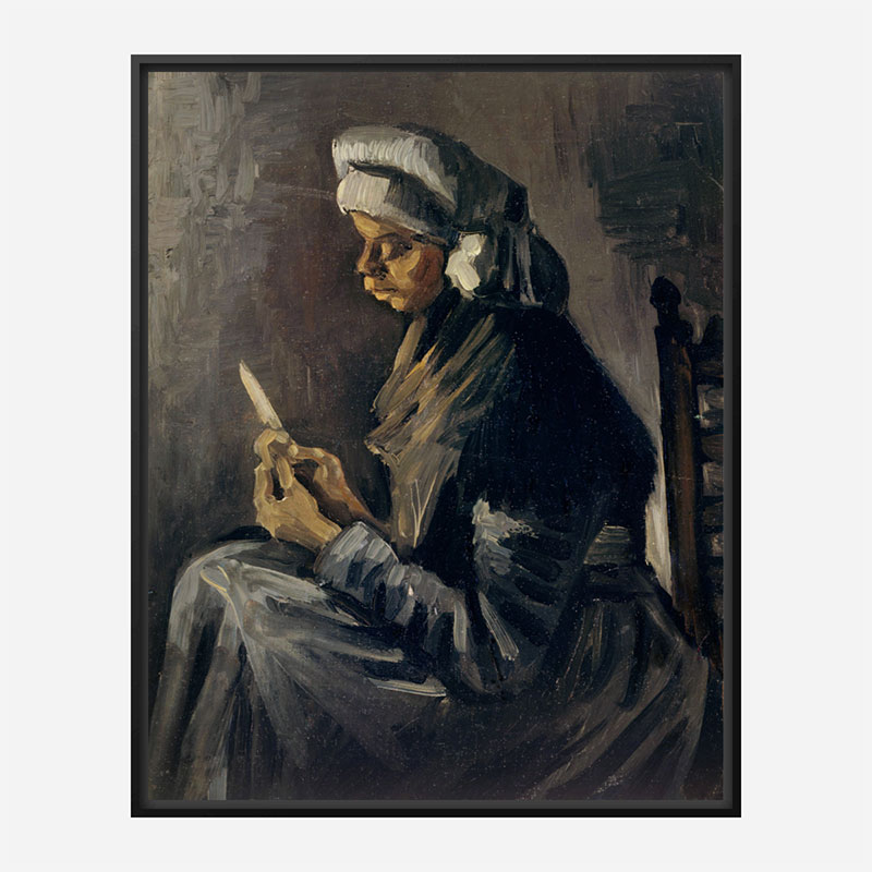 The Potato Peeler by Vincent Van Gogh Art Print The Potato Peeler by Vincent Van Gogh Art Print