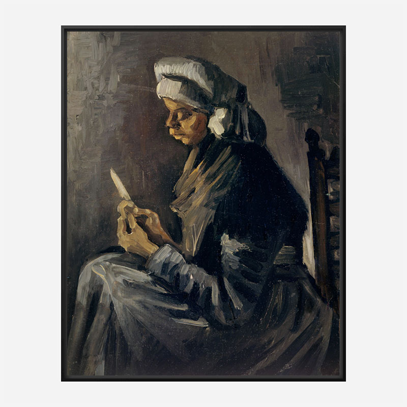 The Potato Peeler by Vincent Van Gogh Art Print The Potato Peeler by Vincent Van Gogh Art Print