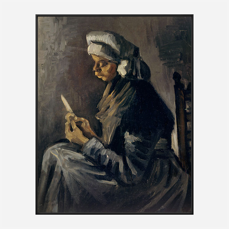 The Potato Peeler by Vincent Van Gogh Art Print The Potato Peeler by Vincent Van Gogh Art Print
