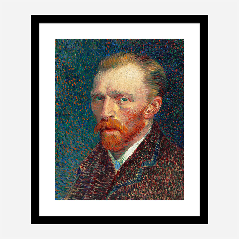 Self-Portrait 1887 by Vincent Van Gogh Art Print
