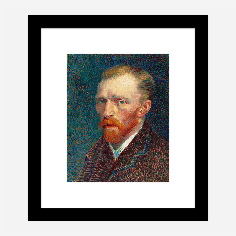 Self-Portrait 1887 by Vincent Van Gogh Art Print