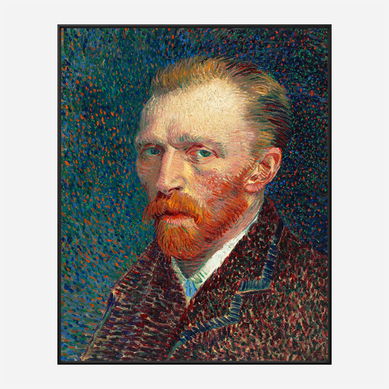 Self-Portrait 1887 by Vincent Van Gogh Art Print