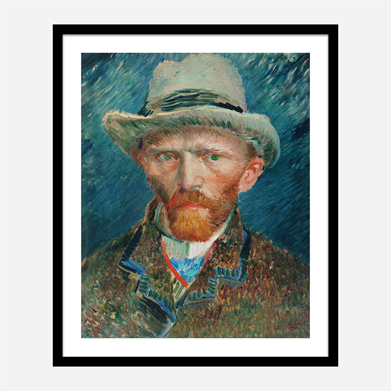 Self-Portrait 1888 by Vincent Van Gogh Art Print