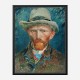 Self-Portrait 1888 by Vincent Van Gogh Art Print