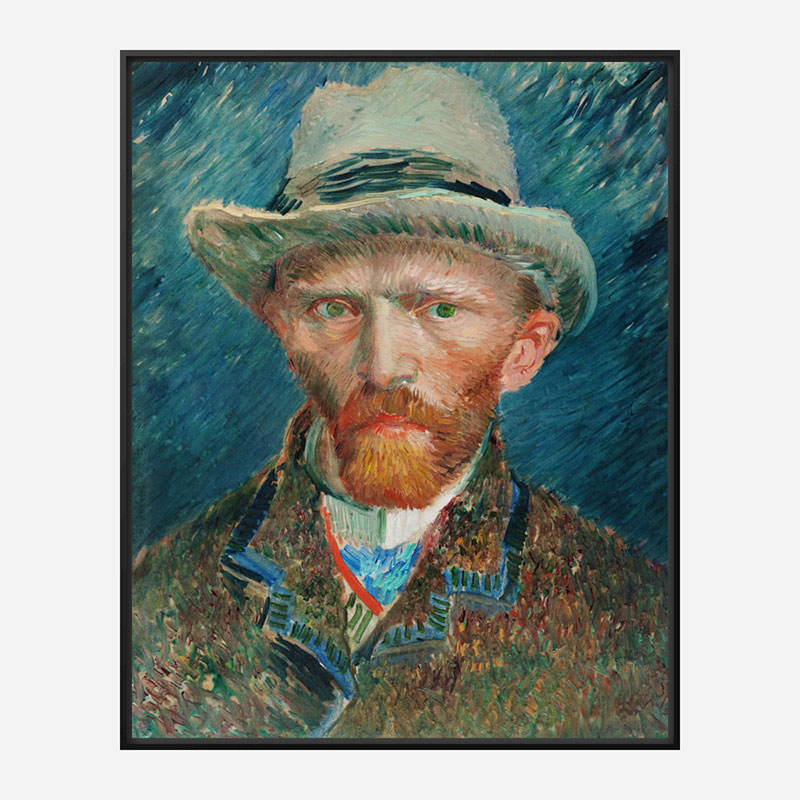 Self-Portrait 1888 by Vincent Van Gogh Art Print