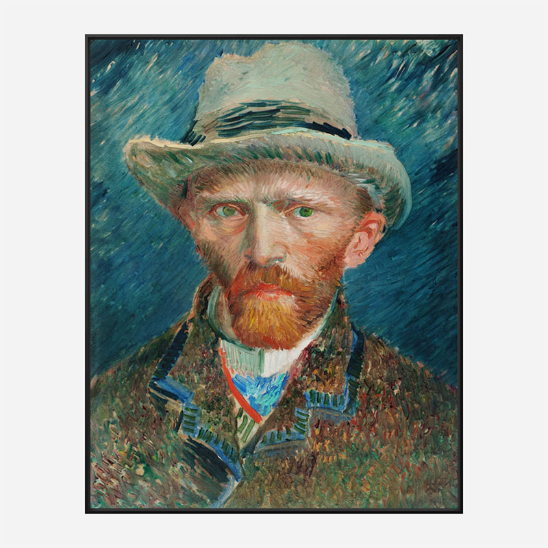 Self-Portrait 1888 by Vincent Van Gogh Art Print