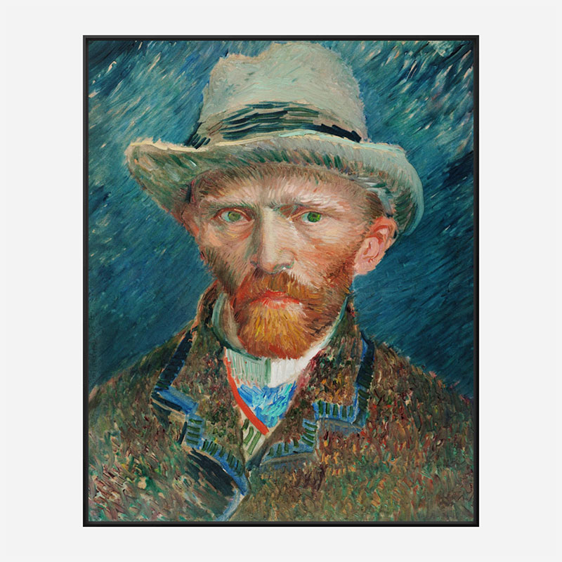 Self-Portrait 1888 by Vincent Van Gogh Art Print