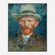 Self-Portrait 1888 by Vincent Van Gogh Art Print