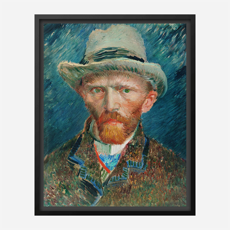 Self-Portrait 1888 by Vincent Van Gogh Art Print