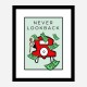 Never Look Back Art Print