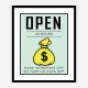 Open 24 hours Art Print