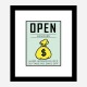 Open 24 hours Art Print