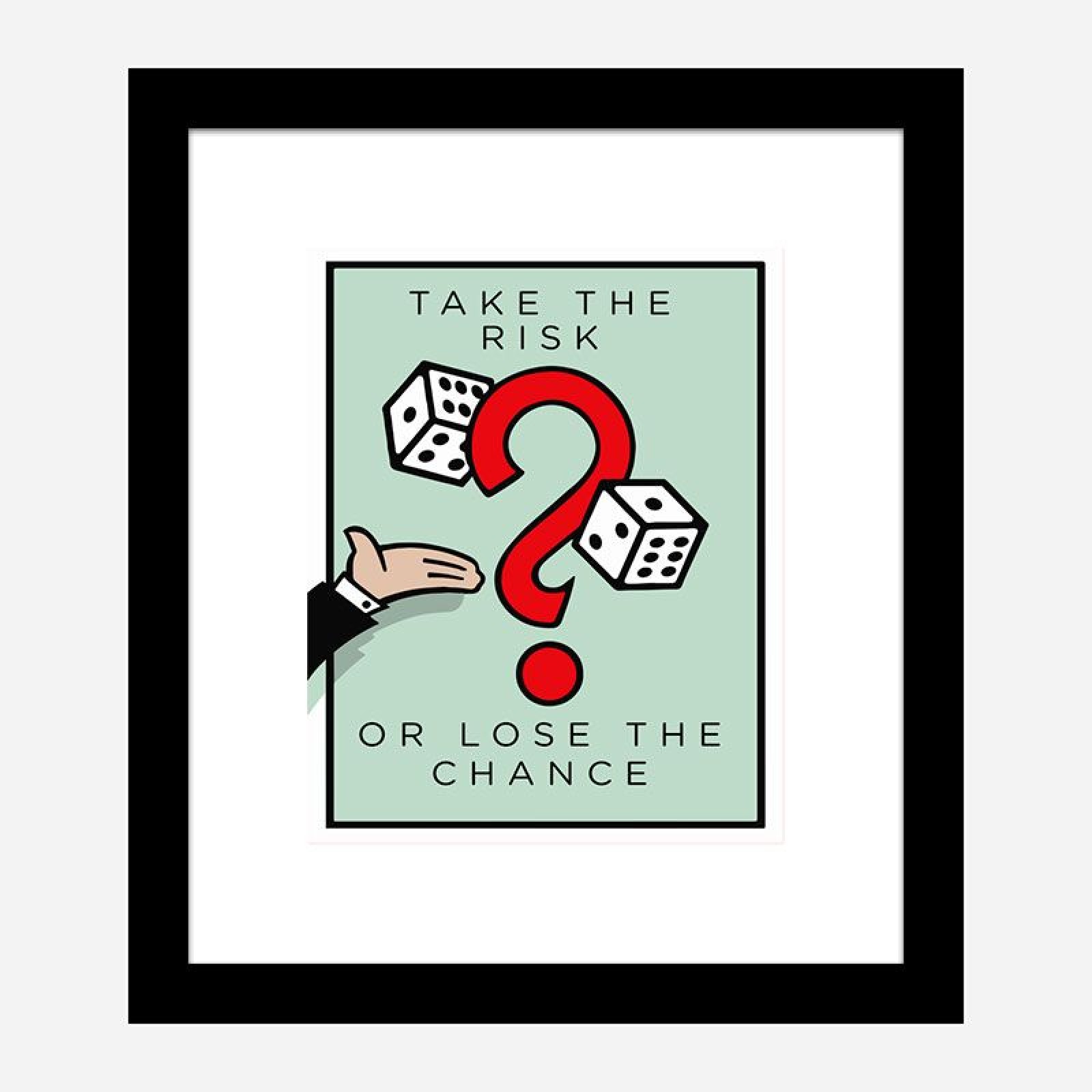 Taking Risks Art Take The Risk Art Print