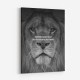 Everyone Want's to Eat Black & White Lion Art Print