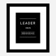 Leader Motivational Art Print