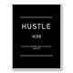 Hustle Motivational Art Print