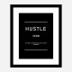 Hustle Motivational Art Print