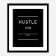 Hustle Motivational Art Print