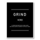 Grind Motivational Art Print