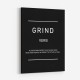 Grind Motivational Art Print