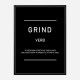 Grind Motivational Art Print