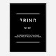 Grind Motivational Art Print