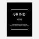 Grind Motivational Art Print