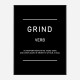 Grind Motivational Art Print