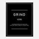 Grind Motivational Art Print