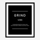 Grind Motivational Art Print