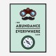 Abundance Everywhere Motivational Art Print