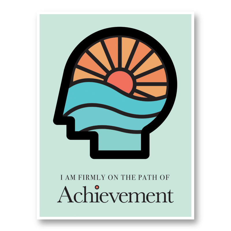 Achievement Motivational Art Print