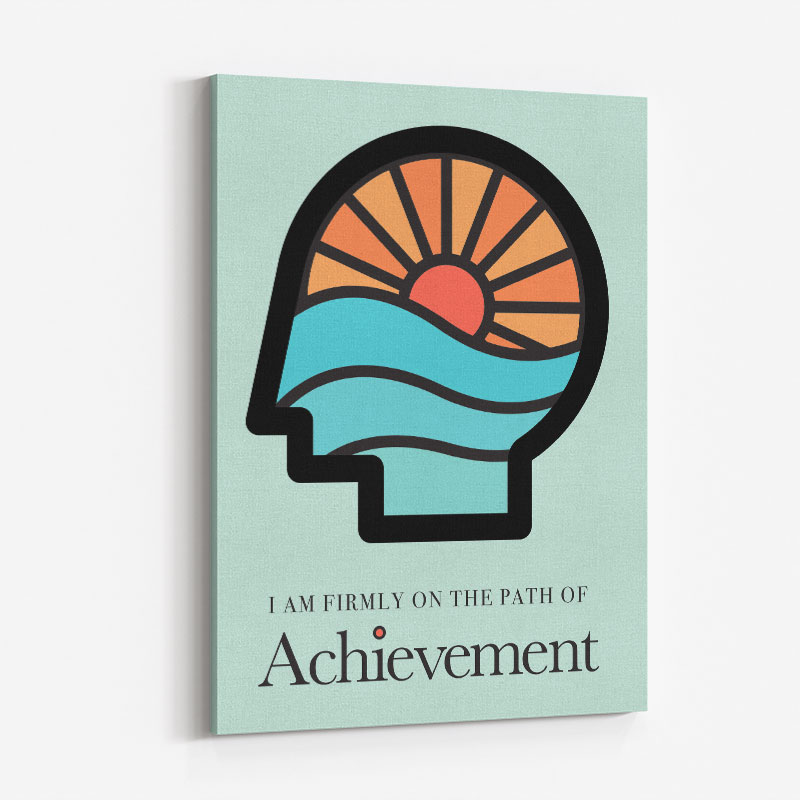 Achievement Motivational Art Print