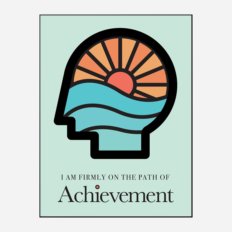 Achievement Motivational Art Print