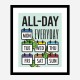All Day Every Day Motivational Art Print