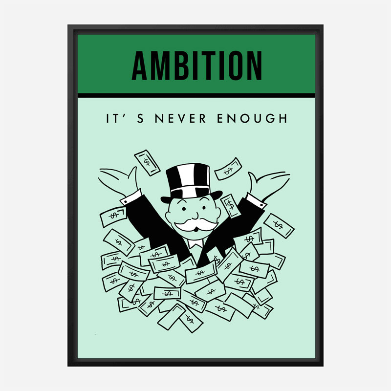 Ambition Motivational Art Print