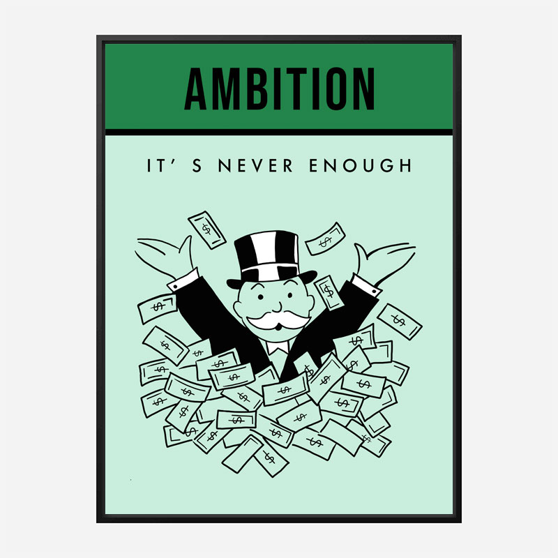 Ambition Motivational Art Print