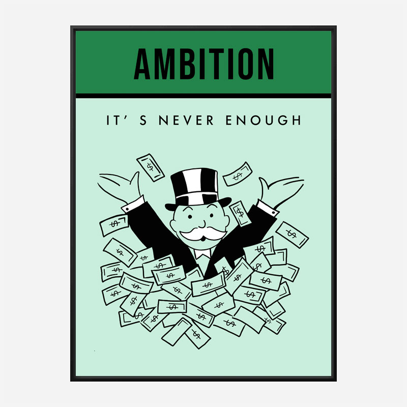 Ambition Motivational Art Print