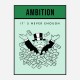 Ambition Motivational Art Print