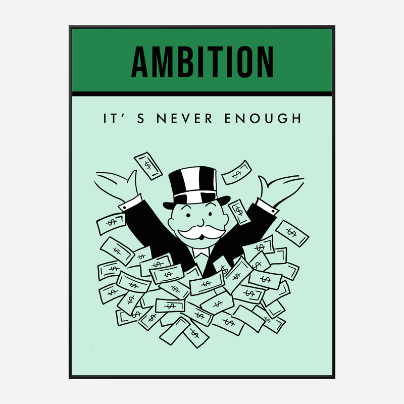 Ambition Motivational Art Print