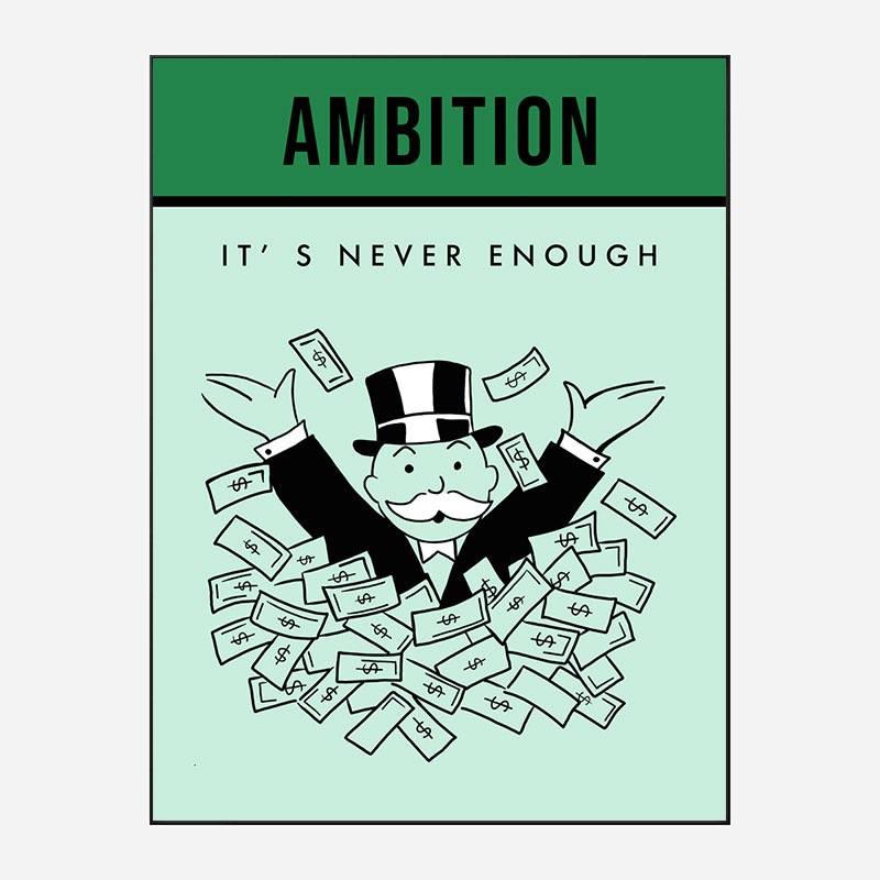 Ambition Motivational Art Print