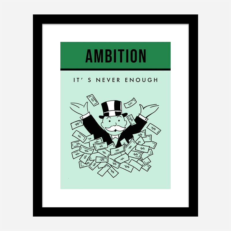 Ambition Motivational Art Print