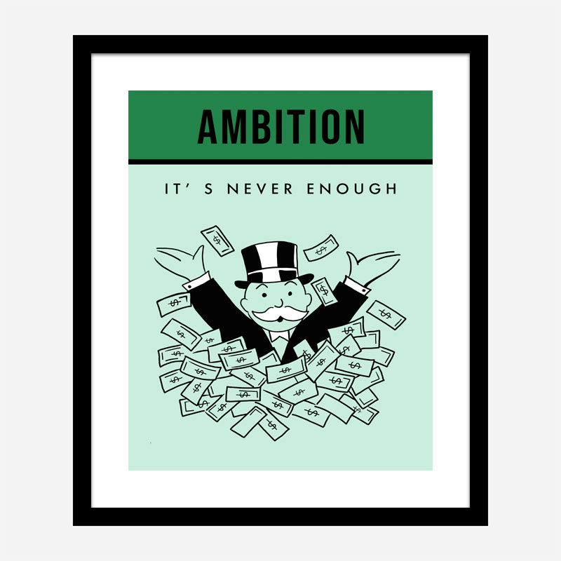 Ambition Motivational Art Print