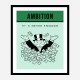 Ambition Motivational Art Print