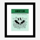 Ambition Motivational Art Print