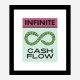 Cash Flow Motivational Art Print